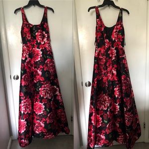 Floral Prom Gown